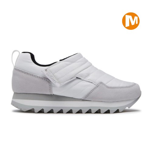 Merrell Alpine Moc Strap Polar Womens Trainers White UK.GTZB